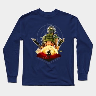 Apex Legends Octane Explosion- Awesome gift idea for gamers Long Sleeve T-Shirt